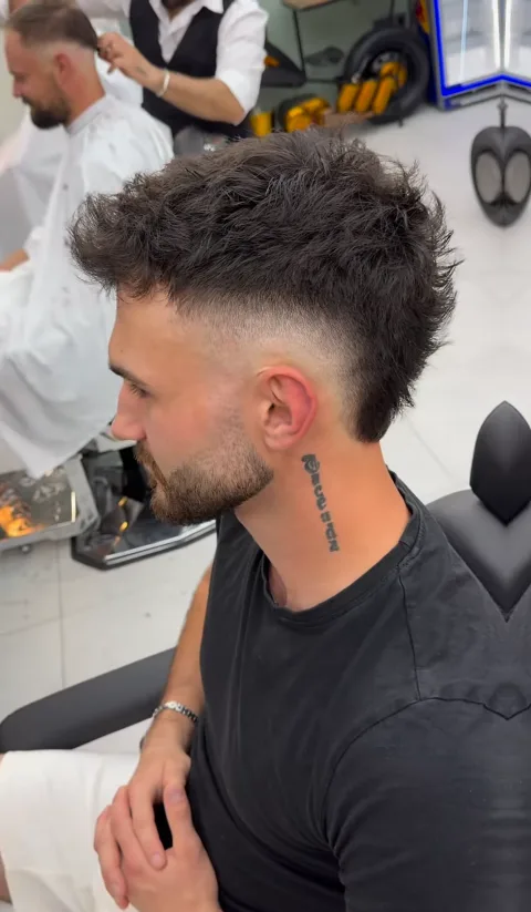 Nachher: French Crop mit High Fade – Onkel Fade Barbershop Graz