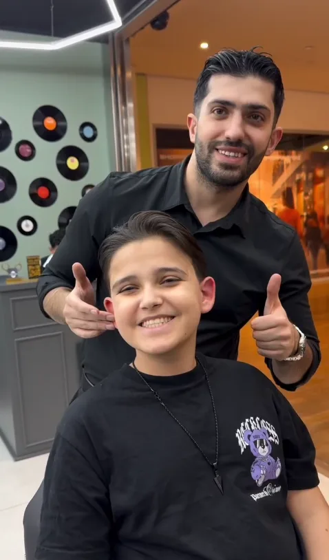 Nachher: Kids Cut Jungenhaarschnitt – Onkel Fade Barbershop Graz