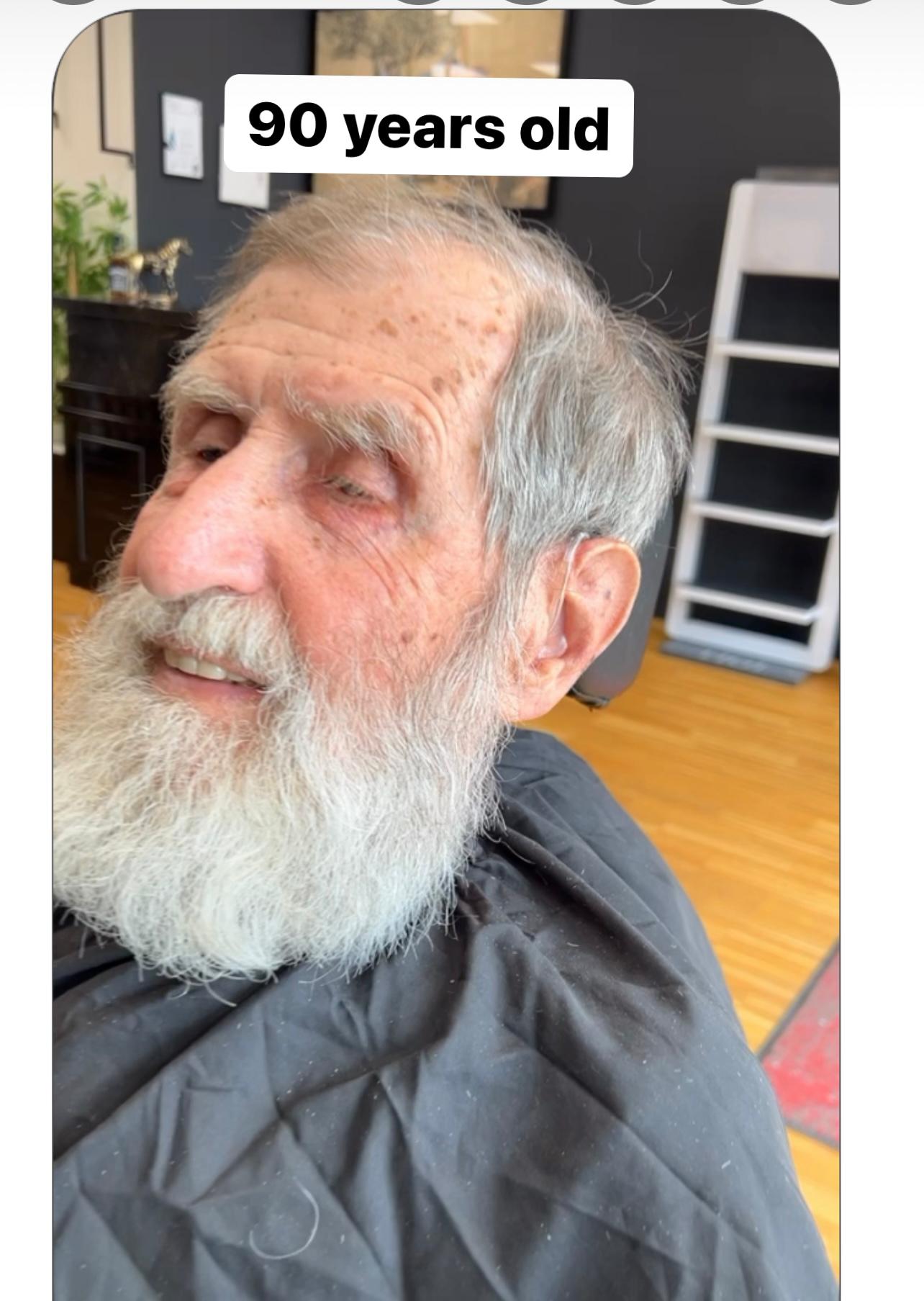 Vorher: Bartpflege Senior – Onkel Fade Barbershop Graz