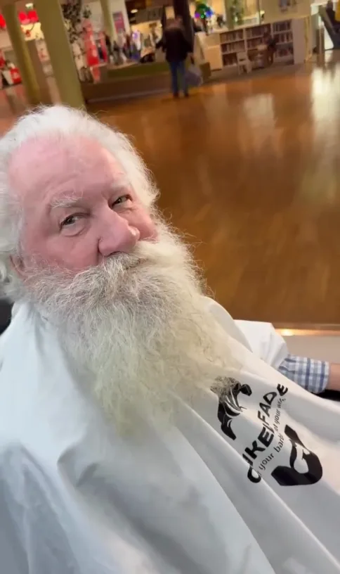 Vorher: Bart Makeover Vollbart – Onkel Fade Barbershop Graz